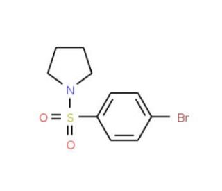 1-[(4-Bromophenyl)sulphonyl]piperidine (CAS 834-66-2) - chemical structure image