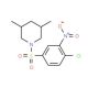 1-[(4-chloro-3-nitrophenyl)sulfonyl]-3,5-dimethylpiperidine - chemical structure image