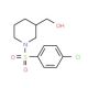{1-[(4-Chlorophenyl)sulfonyl]-3-piperidinyl}methanol - chemical structure image