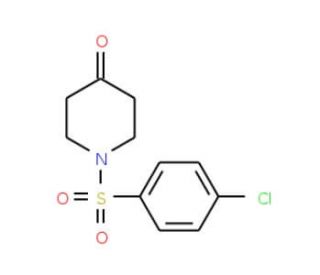 1-[(4-Chlorophenyl)sulfonyl]tetrahydro-4(1H)-pyridinone - chemical structure image