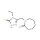 1-[(4-ethyl-5-mercapto-4H-1,2,4-triazol-3-yl)methyl]azepan-2-one - chemical structure image