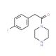 1-[(4-fluorophenyl)acetyl]piperazine - chemical structure image