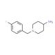 1-[(4-fluorophenyl)methyl]piperidin-4-amine (CAS 92539-14-5) - chemical structure image