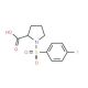 1-[(4-Fluorophenyl)sulfonyl]-2-pyrrolidinecarboxylic acid - chemical structure image