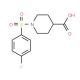 1-[(4-Fluorophenyl)sulfonyl]-4-piperidinecarboxylic acid - chemical structure image