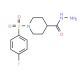 1-[(4-Fluorophenyl)sulfonyl]piperidine-4-carbohydrazide - chemical structure image