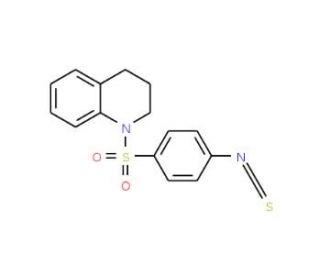 1-[(4-Isothiocyanatophenyl)sulfonyl]-1,2,3,4-tetrahydroquinoline - chemical structure image