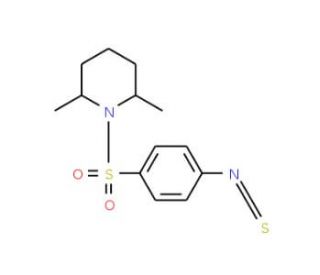 1-[(4-Isothiocyanatophenyl)sulfonyl]-2,6-dimethylpiperidine - chemical structure image