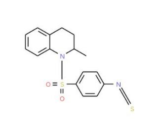 1-[(4-Isothiocyanatophenyl)sulfonyl]-2-methyl-1,2,3,4-tetrahydroquinoline - chemical structure image