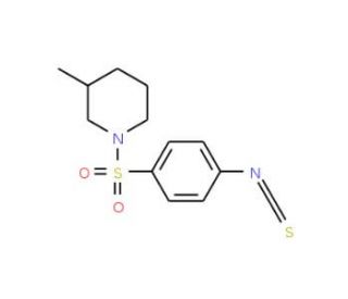 1-[(4-Isothiocyanatophenyl)sulfonyl]-3-methylpiperidine - chemical structure image
