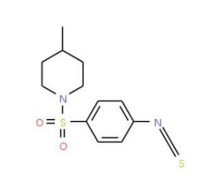 1-[(4-Isothiocyanatophenyl)sulfonyl]-4-methylpiperidine - chemical structure image