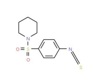 1-[(4-Isothiocyanatophenyl)sulfonyl]piperidine (CAS 7356-55-0) - chemical structure image