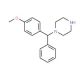 1-[(4-Methoxy-phenyl)-phenyl-methyl]-piperazine - chemical structure image