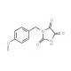 1-[(4-methoxyphenyl)methyl]imidazolidine-2,4,5-trione - chemical structure image