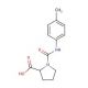 1-{[(4-methylphenyl)amino]carbonyl}pyrrolidine-2-carboxylic acid - chemical structure image