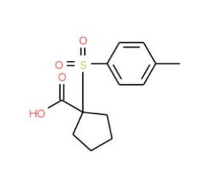 1-[(4-methylphenyl)sulfonyl]cyclopentanecarboxylic acid - chemical structure image