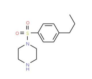1-[(4-propylphenyl)sulfonyl]piperazine - chemical structure image