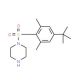 1-[(4-tert-butyl-2,6-dimethylphenyl)sulfonyl]piperazine - chemical structure image