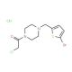 1-[(5-bromothien-2-yl)methyl]-4-(chloroacetyl)piperazine hydrochloride - chemical structure image