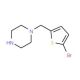 1-[(5-bromothien-2-yl)methyl]piperazine (CAS 523981-55-7) - chemical structure image