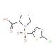1-[(5-chlorothien-2-yl)sulfonyl]pyrrolidine-2-carboxylic acid - chemical structure image