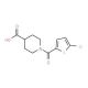 1-[(5-chlorothiophen-2-yl)carbonyl]piperidine-4-carboxylic acid - chemical structure image