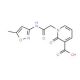 1-[(5-Methyl-isoxazol-3-ylcarbamoyl)-methyl]-2-oxo-1,2-dihydro-pyridine-3-carboxylic acid - chemical structure image