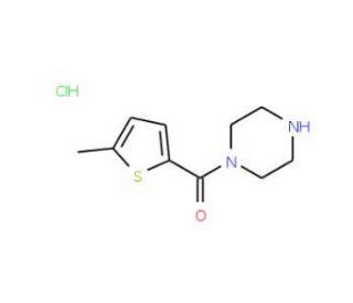 1-[(5-methylthiophen-2-yl)carbonyl]piperazine hydrochloride - chemical structure image