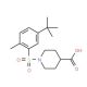 1-[(5-tert-butyl-2-methylphenyl)sulfonyl]piperidine-4-carboxylic acid - chemical structure image