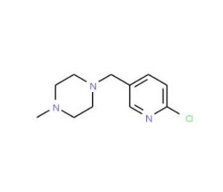 1-[(6-chloropyridin-3-yl)methyl]-4-methylpiperazine - chemical structure image