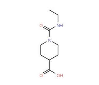 1-[(ethylamino)carbonyl]piperidine-4-carboxylic acid - chemical structure image