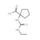 1-[(ethylcarbamoyl)amino]cyclopentane-1-carboxylic acid - chemical structure image