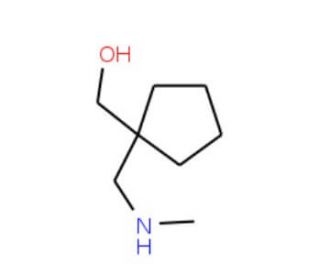 {1-[(methylamino)methyl]cyclopentyl}methanol (CAS 959238-70-1) - chemical structure image