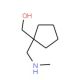 {1-[(methylamino)methyl]cyclopentyl}methanol (CAS 959238-70-1) - chemical structure image
