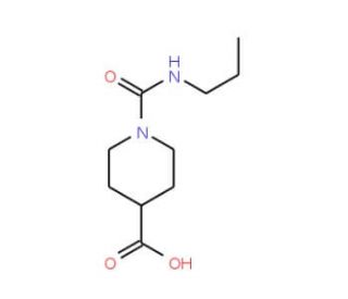 1-[(propylamino)carbonyl]piperidine-4-carboxylic acid - chemical structure image