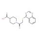 1-[(quinazolin-4-ylthio)acetyl]piperidine-4-carboxylic acid - chemical structure image