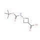 1-[(tert-butoxycarbonyl)amino]azetidine-3-carboxylic acid - chemical structure image