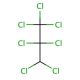 1,1,1,2,2,3,3-Heptachloropropane (CAS 594-89-8) - chemical structure image