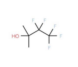 1,1,1,2,2-Pentafluoro-3-methylbutan-3-ol (CAS 374-46-9) - chemical structure image