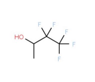 1,1,1,2,2-Pentafluorobutan-3-ol (CAS 374-40-3) - chemical structure image