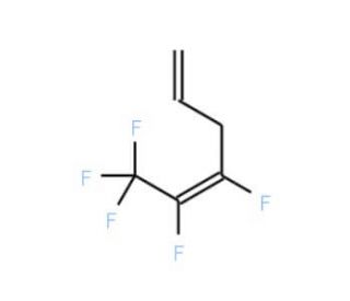 1,1,1,2,3-Pentafluoro-2,5-hexadiene (CAS 1730-22-9) - chemical structure image