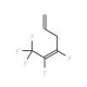 1,1,1,2,3-Pentafluoro-2,5-hexadiene (CAS 1730-22-9) - chemical structure image