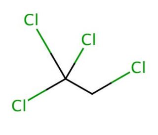 1,1,1,2-Tetrachloroethane (CAS 630-20-6) - chemical structure image