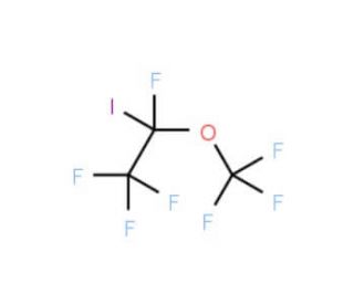 1,1,1,2-Tetrafluoro-2-iodo-2-(trifluoromethoxy)ethane (CAS 139604-89-0) - chemical structure image