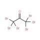 1,1,1,3,3,3-Hexabromoacetone (CAS 23162-64-3) - chemical structure image