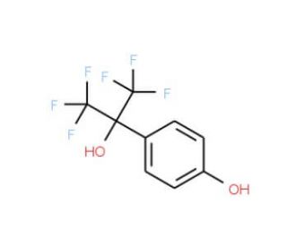 1,1,1,3,3,3-Hexafluoro-2-(4-hydroxyphenyl)propan-2-ol (CAS 836-79-3) - chemical structure image