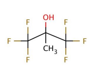 1,1,1,3,3,3-Hexafluoro-2-methyl-2-propanol (CAS 1515-14-6) - chemical structure image