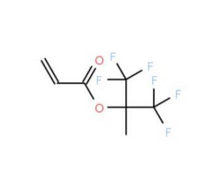 1,1,1,3,3,3-Hexafluoro-2-methylisopropyl acrylate (CAS 53038-41-8) - chemical structure image