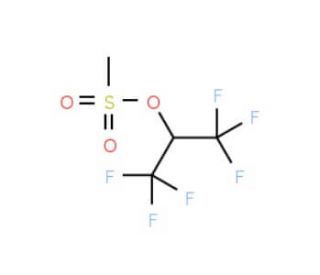 1,1,1,3,3,3-Hexafluoro-2-propyl mesylate - chemical structure image