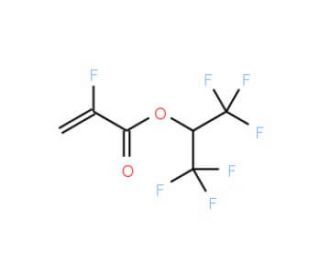 1,1,1,3,3,3-Hexafluoroisopropyl 2-fluoroacrylate (CAS 74359-06-1) - chemical structure image